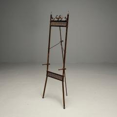 French Neoclassical Antique Standing Easel Bronze France 1940s - 3494707