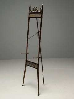 French Neoclassical Antique Standing Easel Bronze France 1940s - 3494708
