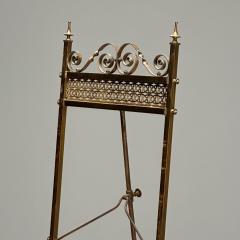 French Neoclassical Antique Standing Easel Bronze France 1940s - 3494709