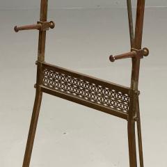 French Neoclassical Antique Standing Easel Bronze France 1940s - 3494712