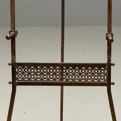 French Neoclassical Antique Standing Easel Bronze France 1940s - 3494713