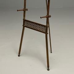 French Neoclassical Antique Standing Easel Bronze France 1940s - 3494715