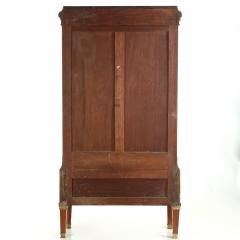 French Neoclassical Leather and Mahogany Cartonnier 19th Century - 702385