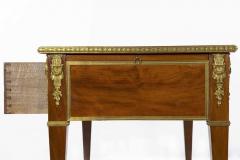 French Neoclassical Ormolu Mounted Mahogany Bureau Plat 19th Century - 698707