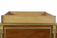 French Neoclassical Ormolu Mounted Mahogany Bureau Plat 19th Century - 698717