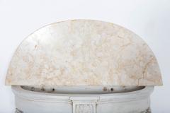 French Neoclassical Painted Marble Console Table - 2642643