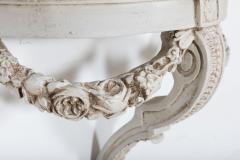 French Neoclassical Painted Marble Console Table - 2642646