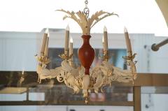 French Neoclassical Tole Chandelier - 875399