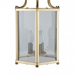 French Neoclassical style brass lantern - 2329360