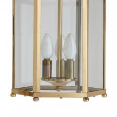 French Neoclassical style brass lantern - 2329361