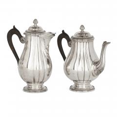 French Neoclassical style seven piece coffee and tea set - 1641603