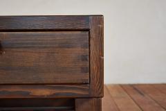 French Nightstands in Larch and Leather - 4060245