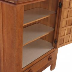 French Oak Brutalist Style Cabinet C 1960  - 4788015