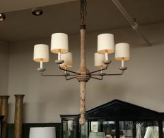 French Oak Chandelier - 3382239