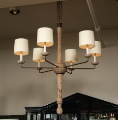 French Oak Chandelier - 3382245