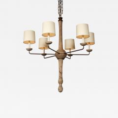 French Oak Chandelier - 3384372