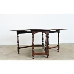French Oak Gate Leg Drop leaf Dining Table - 4615587