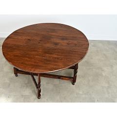 French Oak Gate Leg Drop leaf Dining Table - 4615590