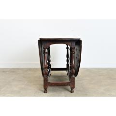 French Oak Gate Leg Drop leaf Dining Table - 4615596