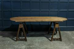 French Oak Harvest Table - 1956655