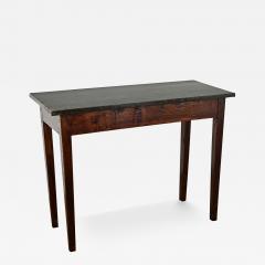 French Oak Patisserie Table with Marble Top - 3883741