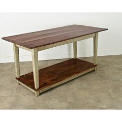 French Oak Two Tier Work Table - 3919776