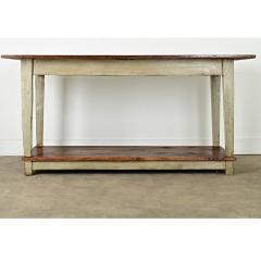 French Oak Two Tier Work Table - 3919777