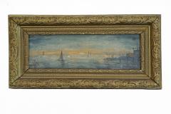 French Oil Painting of a Seascape c 1900 - 4560076