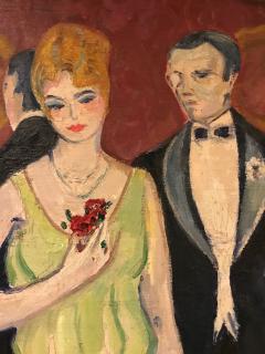 French Oil on Canvas by Rene Mendes of the Ballroom - 3002921