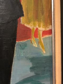 French Oil on Canvas by Rene Mendes of the Ballroom - 3002923