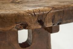 French Olive Wood Bench France 1970s - 3061722