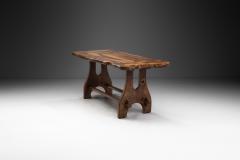 French Olive Wood Dining Table France 1970s - 3126900