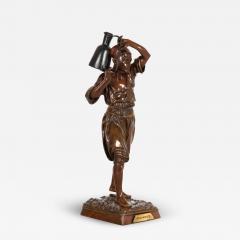 French Orientalist Sculpture Aguador Louis Hiolin - 4419130