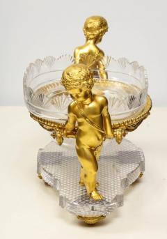 French Ormolu and Cut Glass Centrepiece by Baccarat Paris circa 1870 - 699096