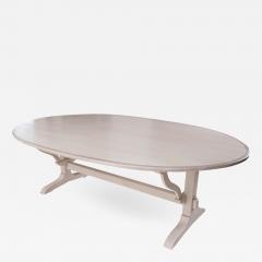 French Oval Painted Wine Taster s Dining Table - 1705498