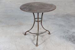 French Painted Arras Iron Side Table - 2897851