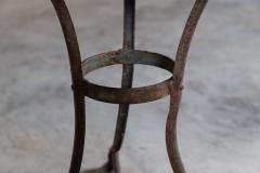 French Painted Arras Iron Side Table - 2897852
