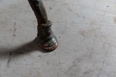 French Painted Arras Iron Side Table - 2897854