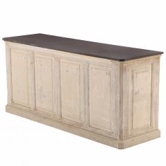 French Painted Counter with Belgian Bluestone Top C 1880 - 4707675