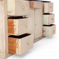 French Painted Counter with Belgian Bluestone Top C 1880 - 4707677