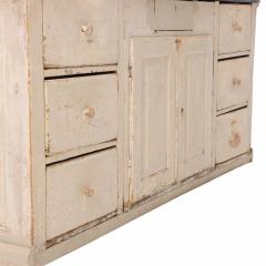 French Painted Counter with Belgian Bluestone Top C 1880 - 4707678