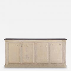 French Painted Counter with Belgian Bluestone Top C 1880 - 4708207