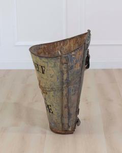 French Painted Grape Picking Hod Iron Circa 1900 Rustic Decor - 4663403