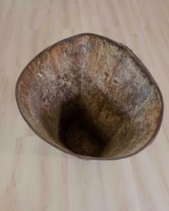 French Painted Grape Picking Hod Iron Circa 1900 Rustic Decor - 4663406