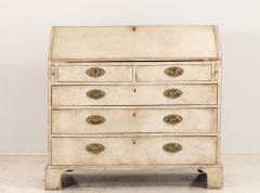 French Painted Secretary Desk with Fallfront Mid 19th century - 3195082