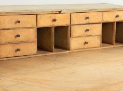 French Painted Secretary Desk with Fallfront Mid 19th century - 3195089