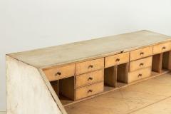 French Painted Secretary Desk with Fallfront Mid 19th century - 3195092