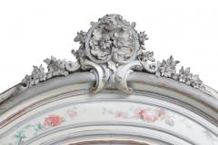 French Painted Walnut Single Door Armoire C 1880 - 4735782