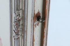 French Painted Walnut Single Door Armoire C 1880 - 4735788