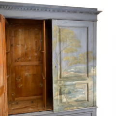 French Painted Wardrobe - 3956435